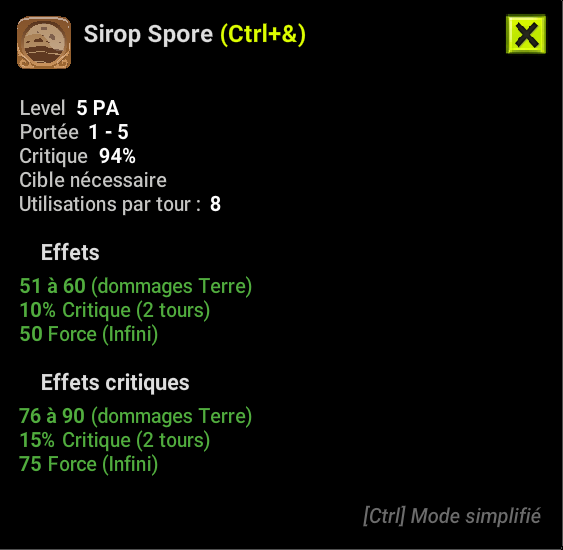 Sirop Spore