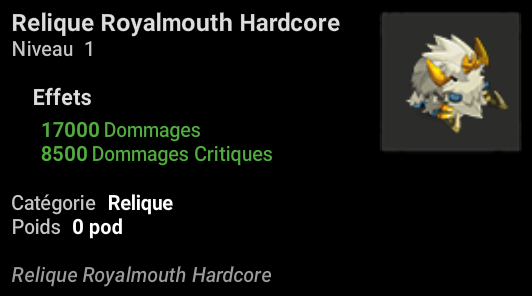 Relique Royalmouth Zone 5
