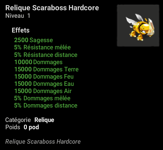 Relique Scaraboss P25