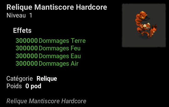 Relique Mantiscore P55
