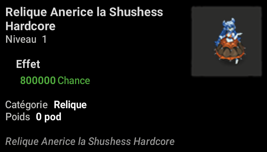 Relique Anerice la Shushess P105