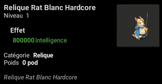 Relique Rat Blanc P115