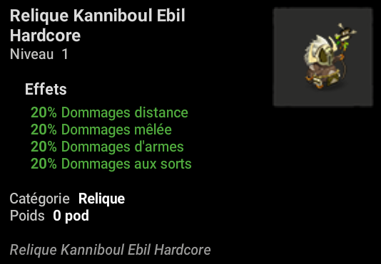 Relique Kanniboul Ebil P140