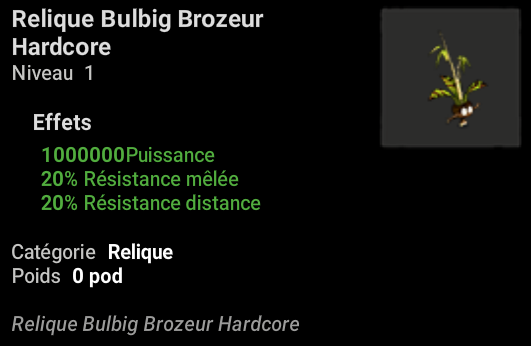 Relique Bulbig Brozeur P145