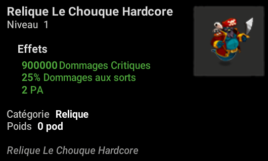 Relique Le Chouque P165