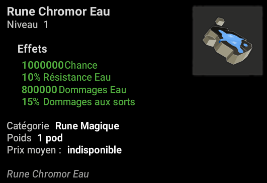 Rune Chromor Eau